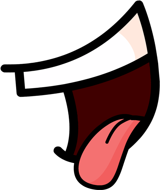 Rocking Out Mouth (662x740), Png Download