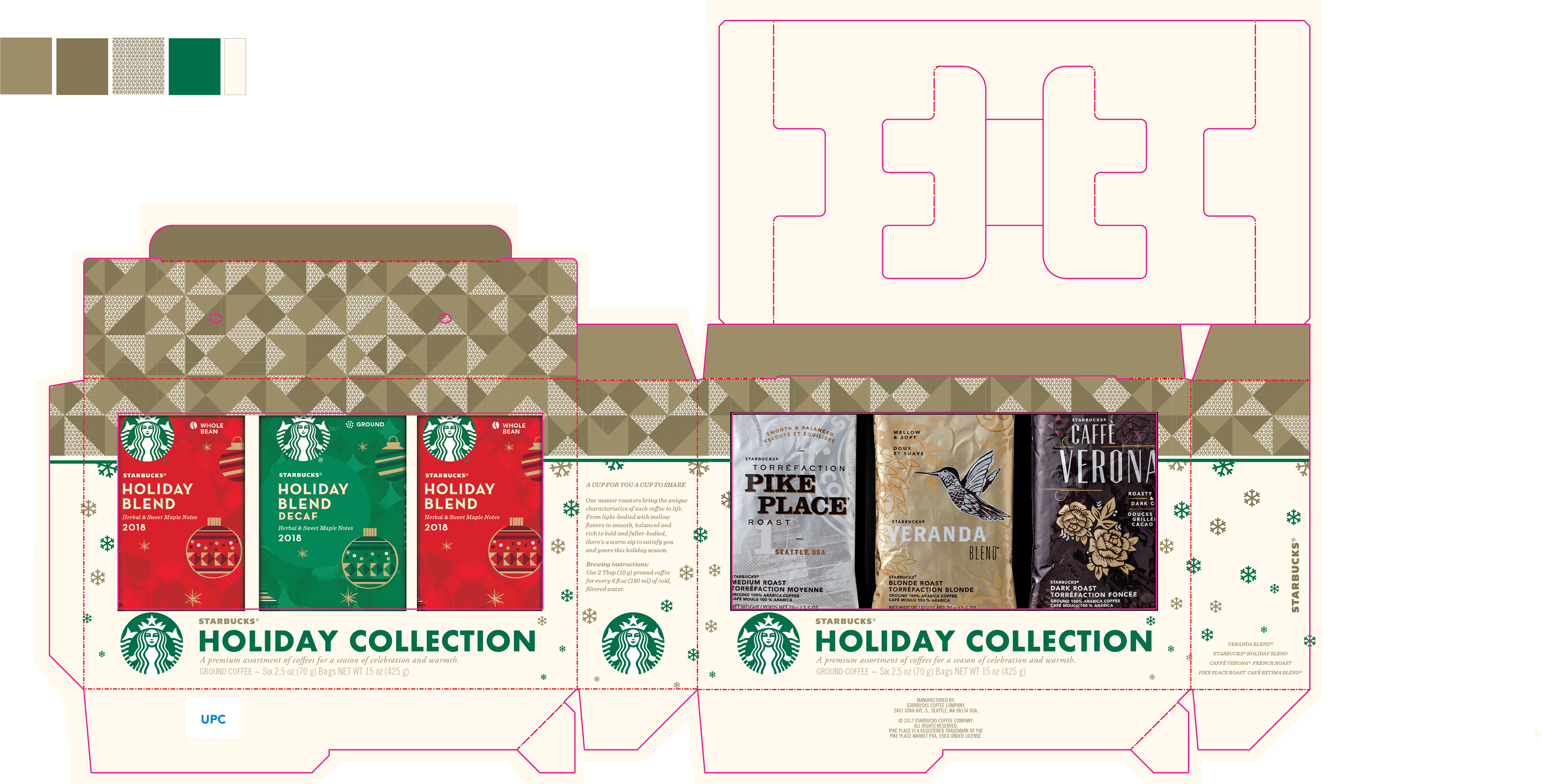 Every Year Starbucks Launches A Holiday Sampling Box - Parallel (3840x1954), Png Download