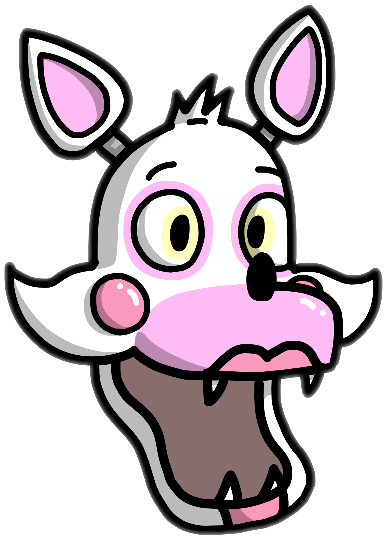 Download Artworki Drew A Mangle/toy Foxy Head Thingy Five Nights At
