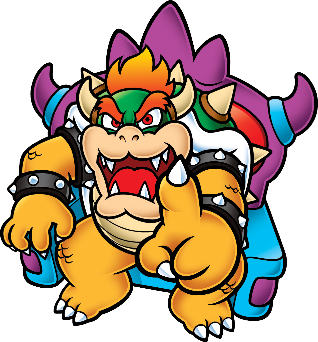 Mpa Bowser - Mario Party Advance Gameboy Advanced Gba (1271x1365), Png Download