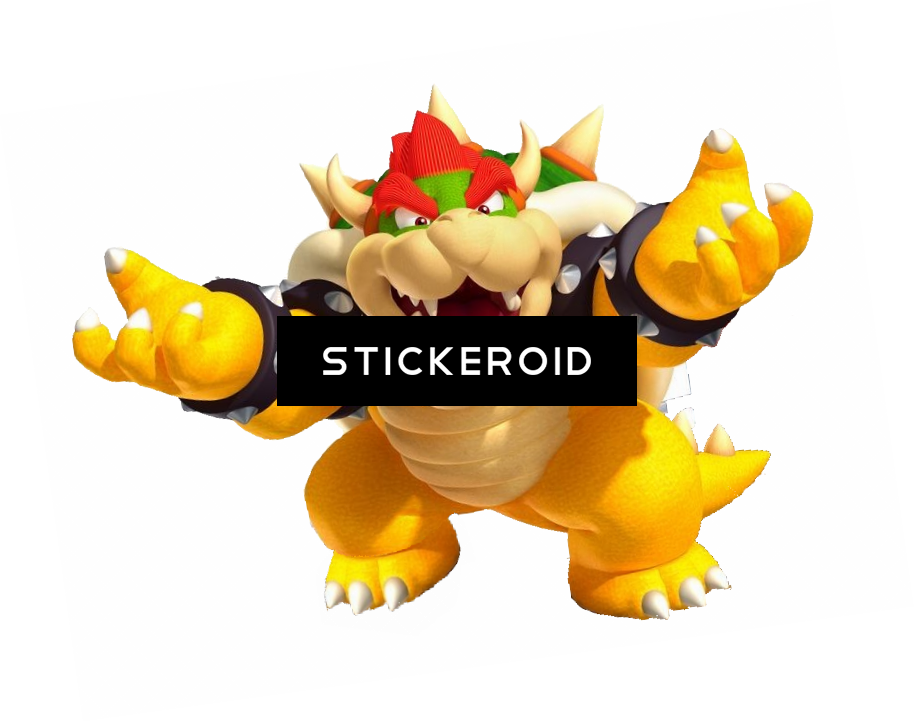 Bowser Cartoons Mario Super - Just Funky Sm-gs2-10397-jfc Su (914x722), Png Download