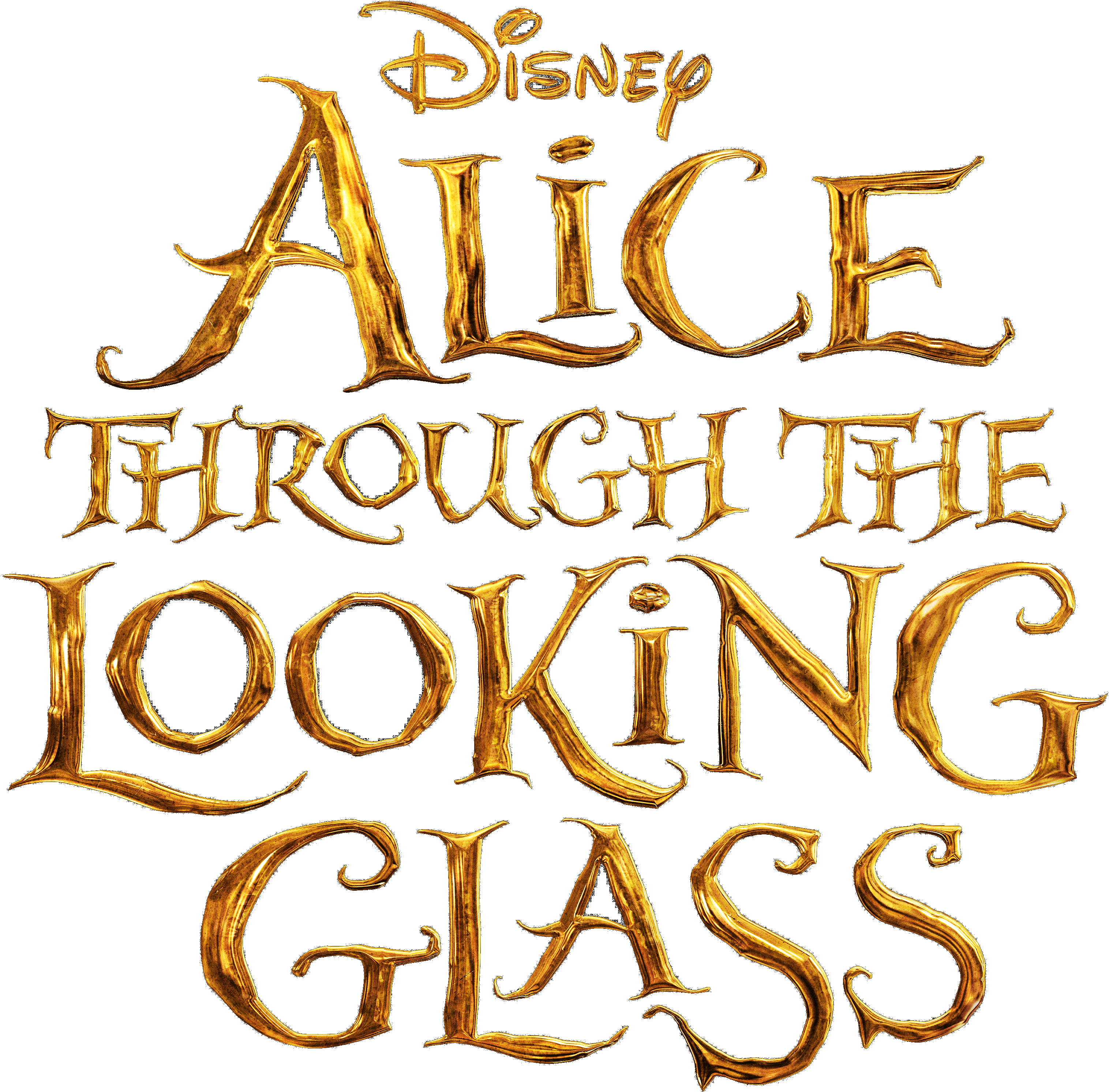Attlg Logo - Disney Alice Through The Looking Glass (3600x3451), Png Download