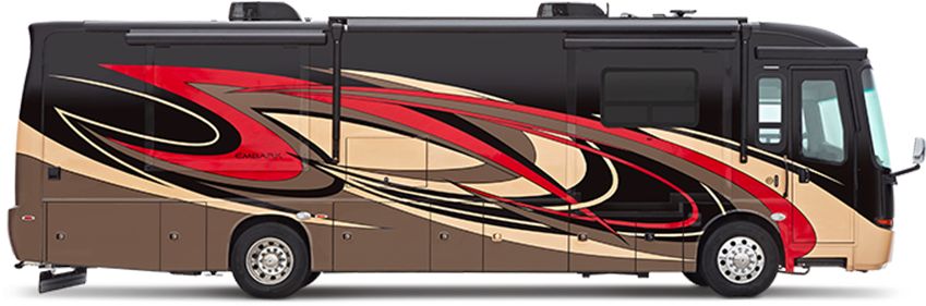 Class A Motorhomes - Model Car (960x350), Png Download