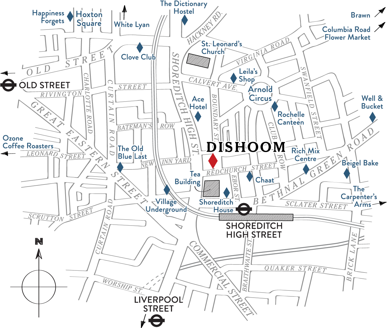 Dishoom Shoreditch (1400x1200), Png Download