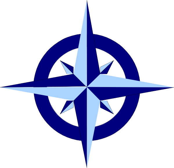 Blue Compass Rose Png Images (600x577), Png Download