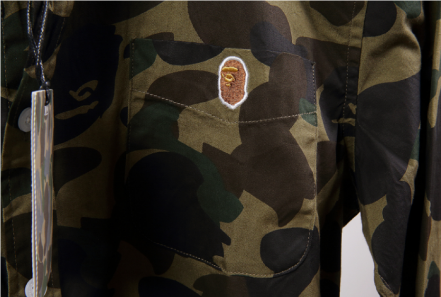 Bathing Ape Camo Black Shirt (900x900), Png Download