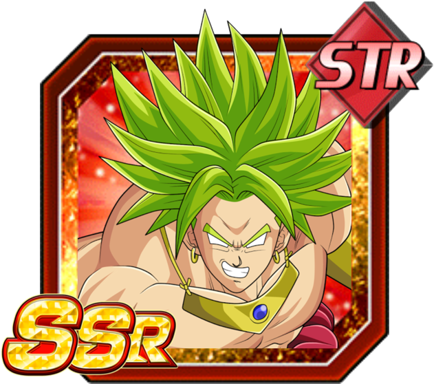 Ssr Ga Lssj Broly - Gt Trunks Super Saiyan (640x575), Png Download