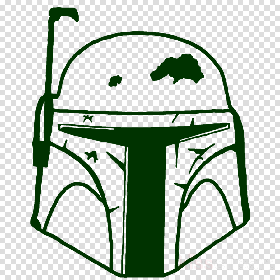 Boba Fett Helmet Transparent Png Clipart Boba Fett - Boba Fett Helmet (900x900), Png Download