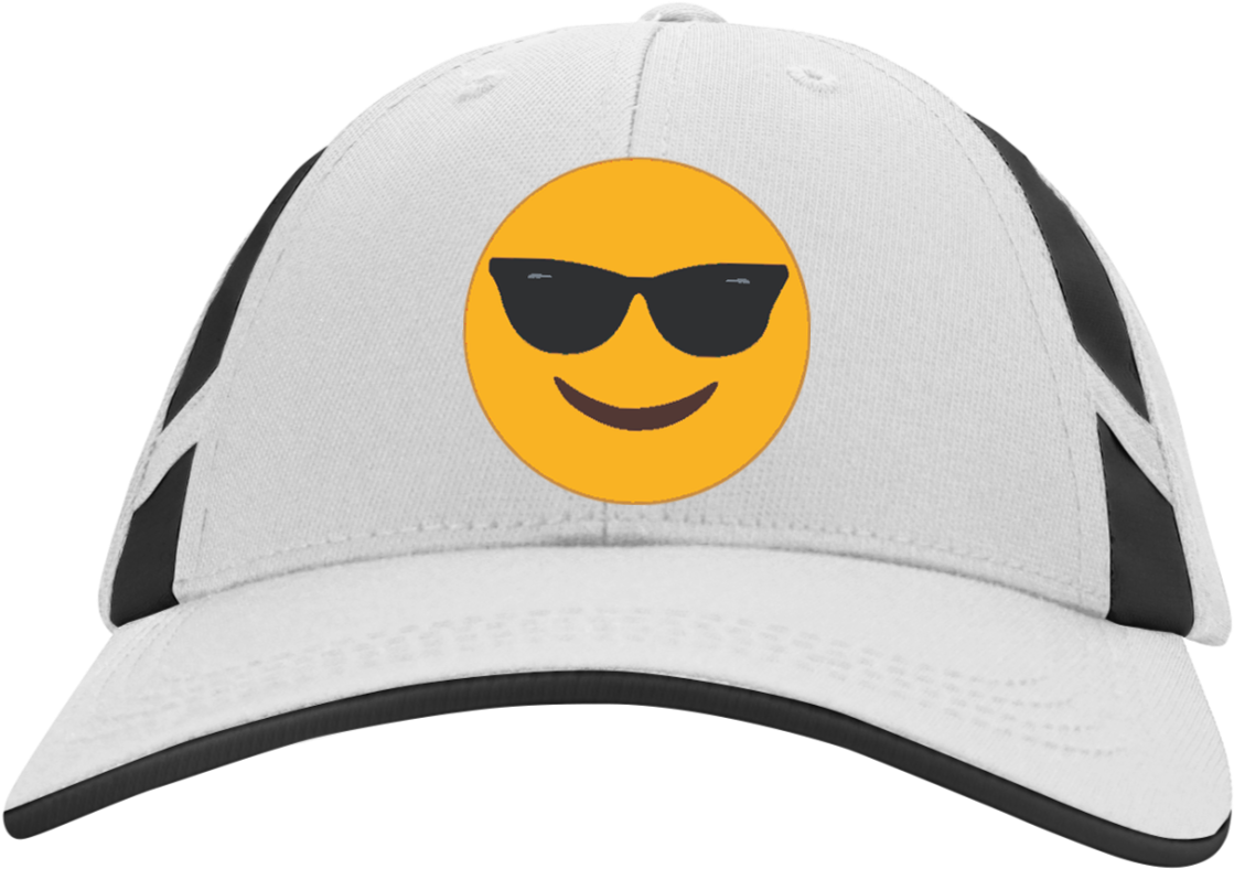 Sunglasses Emoji Stc12 Sport-tek Dry Zone Mesh Inset - Audi Dry Zone Mesh Inset Cap (1155x1155), Png Download