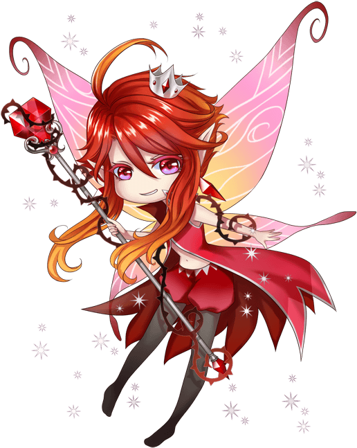 Trickster Fairy - 夢 100 フェアリー クイーン (540x663), Png Download