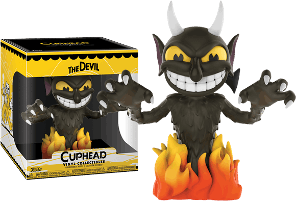 1 Of - Funko Pop Cuphead The Devil (600x600), Png Download