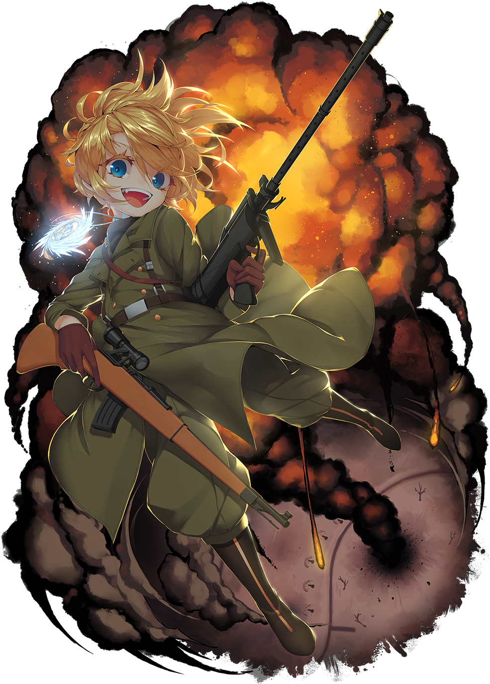 Explosions - The Saga Of Tanya The Evil (992x1403), Png Download