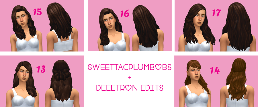 Something Simlish Here Besides Adding Both Hatchops - Sweet Taco Plumbobs Hair (900x376), Png Download