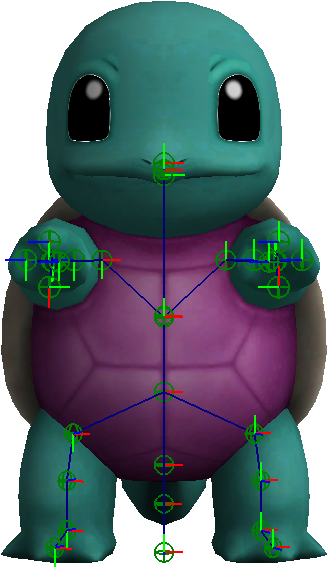The False Squirtle From The Subspace Emissary When - Cartoon (1336x648), Png Download