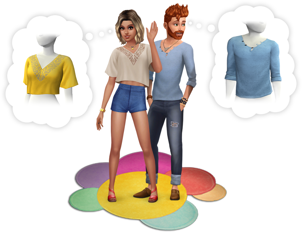 Image - Ea Sims Sims Mobile (1021x785), Png Download