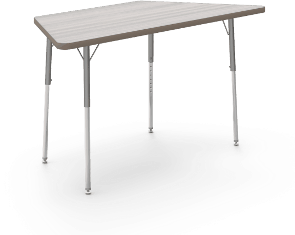 Gold Series Trapezoid Table - Writing Desk (575x575), Png Download