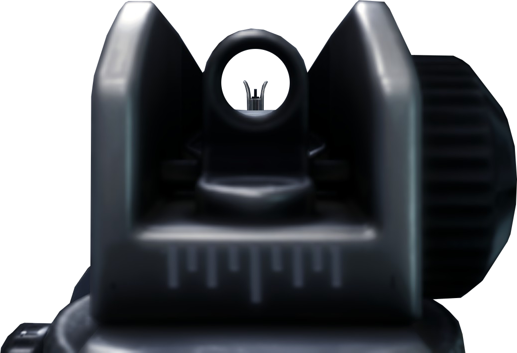 M16 Ads Aw - Gas (1035x707), Png Download