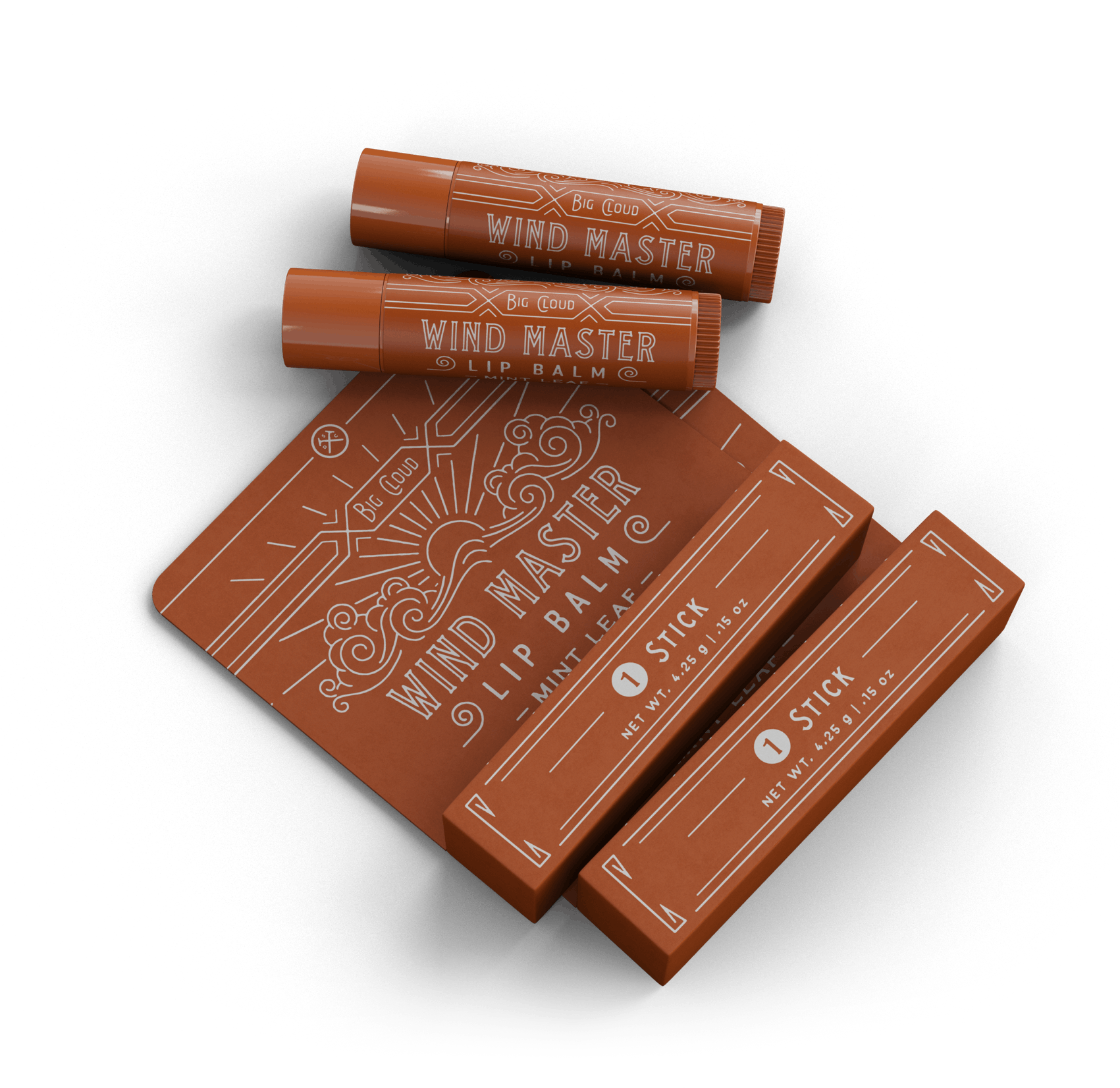 Big Cloud Wind Master Mint Leaf Lip Balm - Lip Balm (1700x1700), Png Download