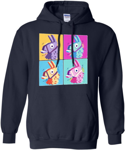 Fortnite Hoodie Quad Yamma Llama - Fortnite Llama Boys Tshirt (600x600), Png Download