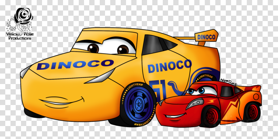 Cars 3 Fan Art Clipart Lightning Mcqueen Car Miss Fritter - Cars 3 Fan Art (900x450), Png Download