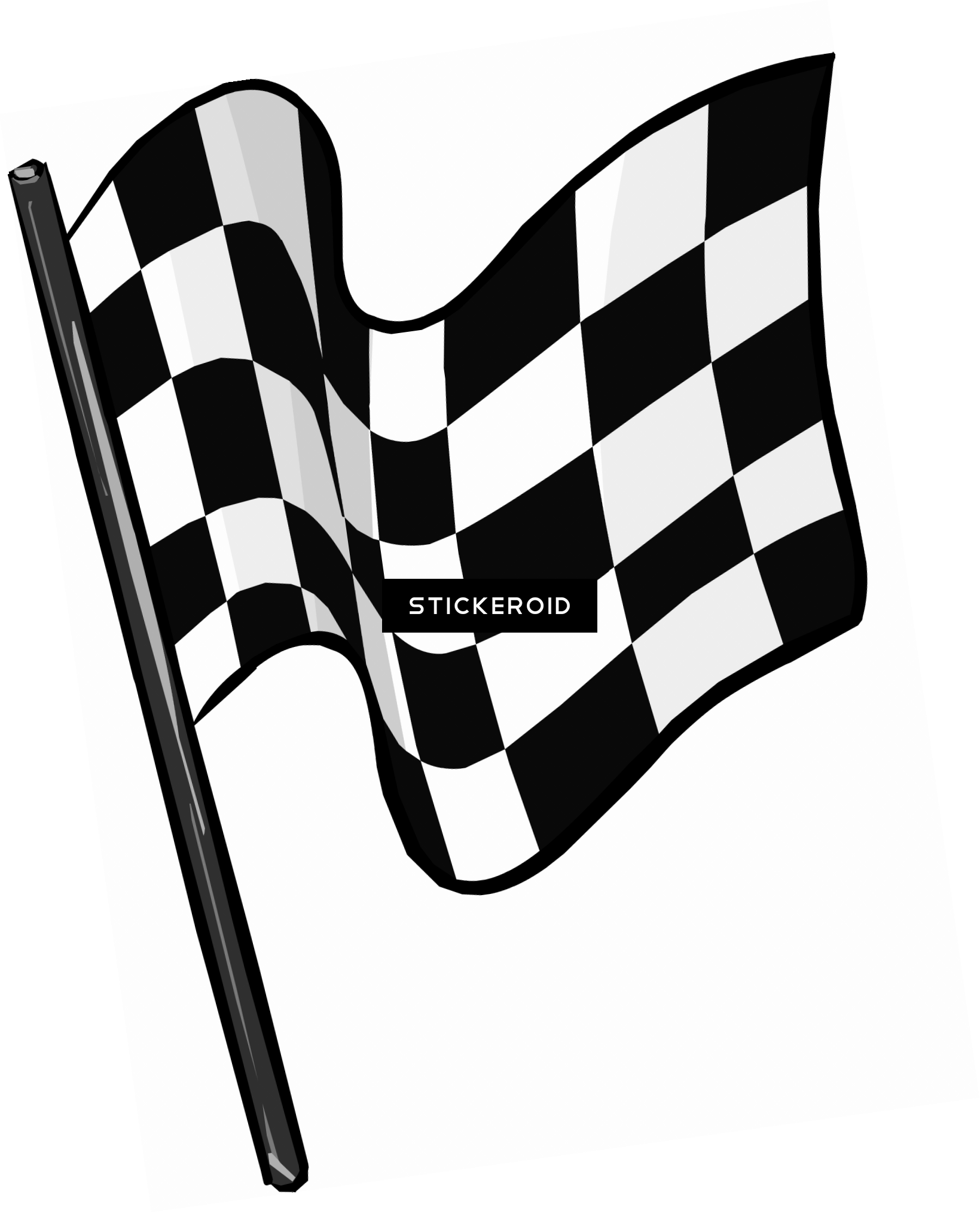 Racing Flag - Spazazz Aromatherapy Spa And Bath Crystals - Nazcar (1639x2027), Png Download