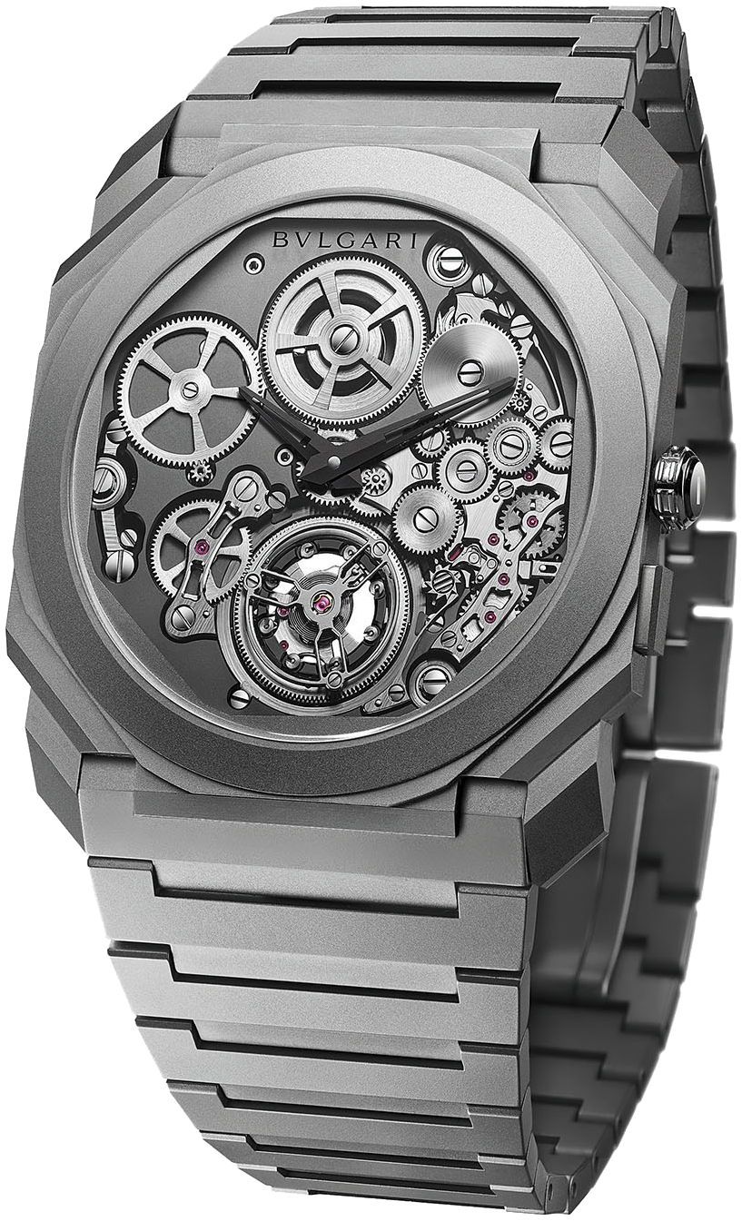 Bulgari Octo Finissimo Tourbillon Automatic - Bvlgari Watch Octo Finissimo (2362x1670), Png Download