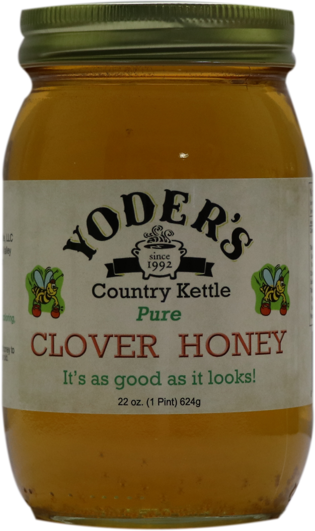 22oz Yoder's Clover Honey - Honey (1060x1060), Png Download