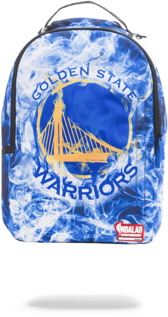 Sprayground- Nbalab Golden State Smoke Backpack - Golden State Warriors Sprayground Backpack (900x1148), Png Download