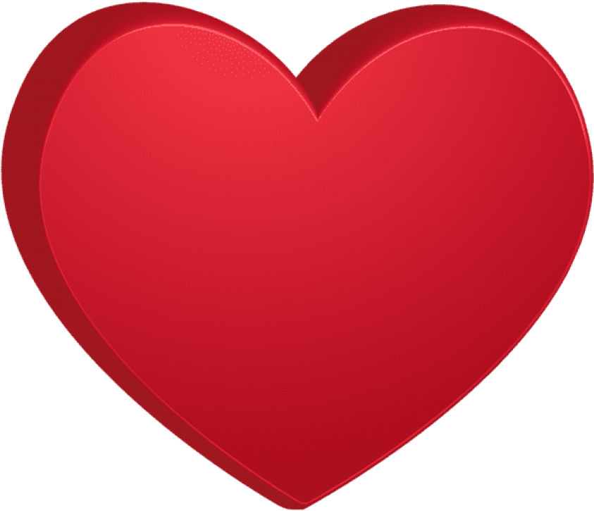 Heart Red Png Free Png Images Toppng (850x729), Png Download