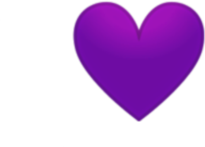 Neon Blue Heart Overlay Aesthetic Purpleheart Emojiheart - Heart (1773x1773), Png Download