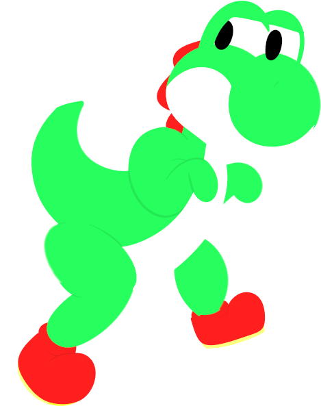 Cautious Yoshi - Fur (660x660), Png Download