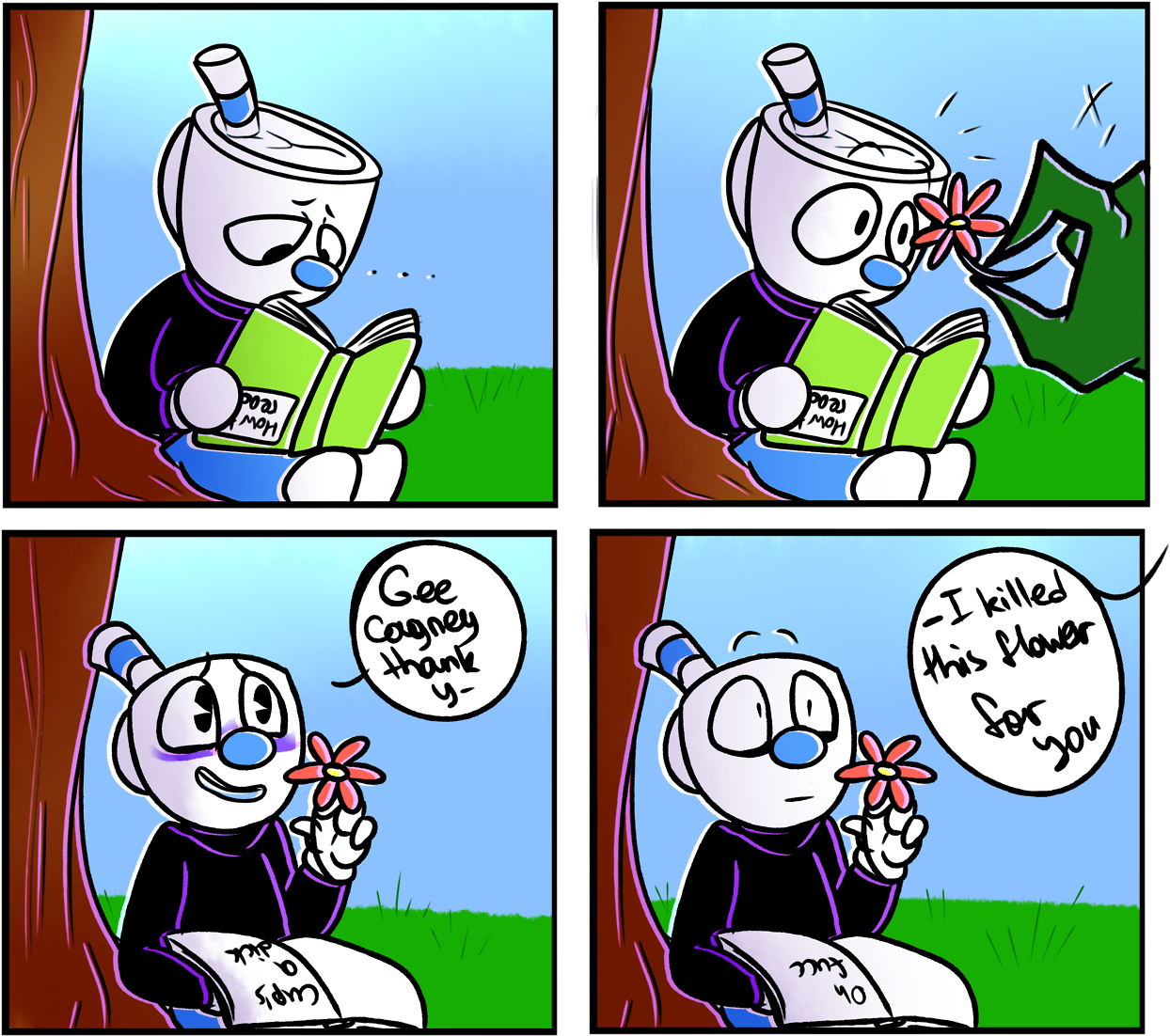 Cuphead Comics Cagney Carnation (1280x1207), Png Download