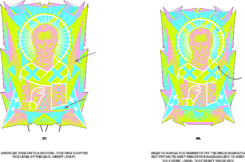 Nicolas Neon Icon T-shirt Print Evolution Stage 19 - T-shirt (912x623), Png Download