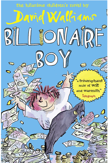 Books Are The Perfect Stocking Filler That Pleases - David Walliams Books Billionaire Boy (615x536), Png Download