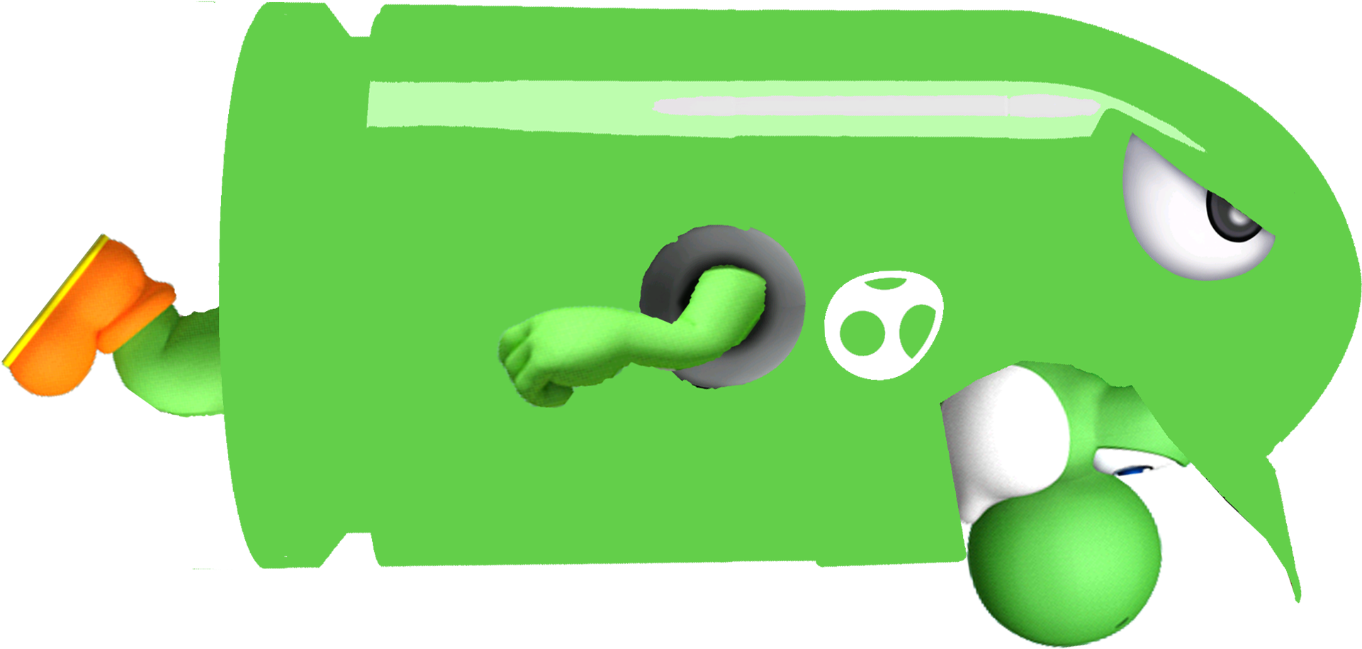 Bullet Yoshi (2000x2000), Png Download