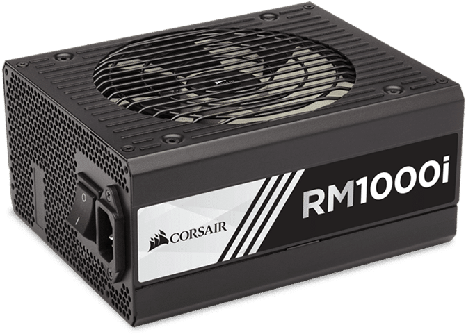 Corsair Rm1000i 80plus Gold 1000w Modular Power Supply - Power Supply Corsair 750 (600x600), Png Download