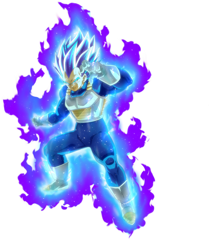 Vegeta Ssbe Dokkan With Aura By Rmehedi-dcb80zq - Ssbe Vegeta Fan Art (894x894), Png Download