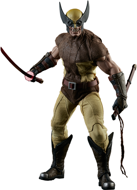 Marvel Sixth Scale Figure Wolverine - サイド ショウ 1 6 ウルヴァリン (480x667), Png Download