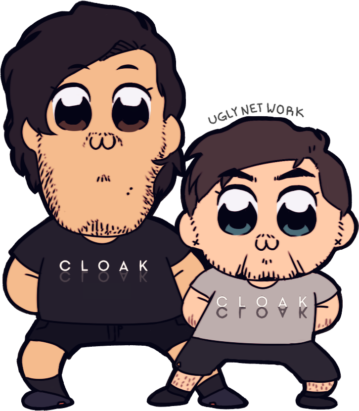 “so That New Vid Cloak, - Markiplier And Jacksepticeye Cloakbrand Black (900x900), Png Download