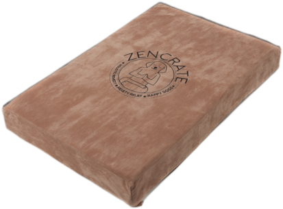 Zencrate Waterproof Memory Foam Dog Bed - Suspenders (600x600), Png Download