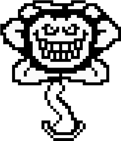 Flowey Transparent Undertale Character - Undertale Flowey Evil Png -  300x405 PNG Download - PNGkit