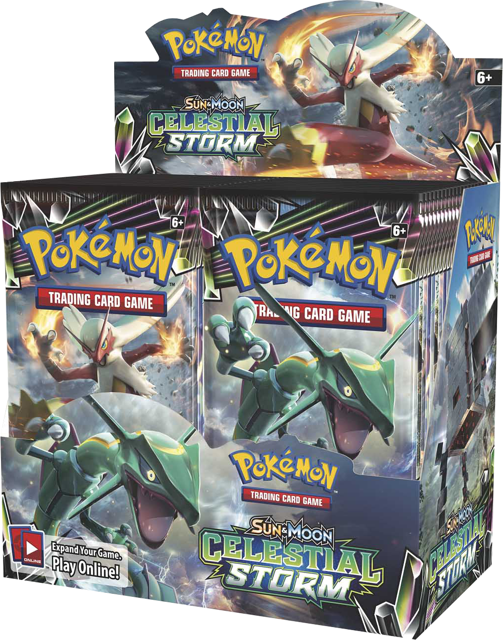 Pokemon - Celestial Storm Booster Box (1013x1289), Png Download