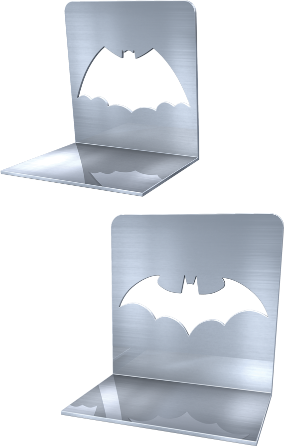 Metal Batman Bookends - Batman (600x1024), Png Download