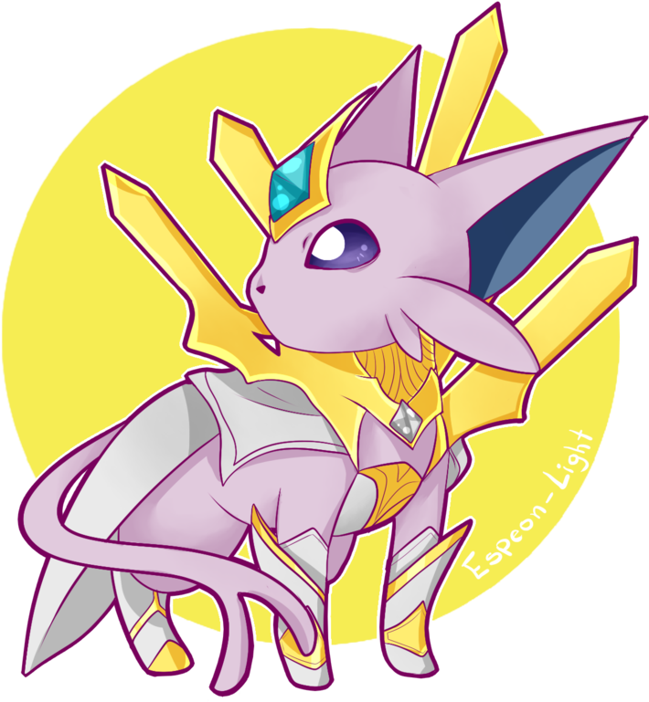 Espeon Light Lux Elementalist Skin By Almagkrueger - Elementalist Lux Pokemon (894x894), Png Download