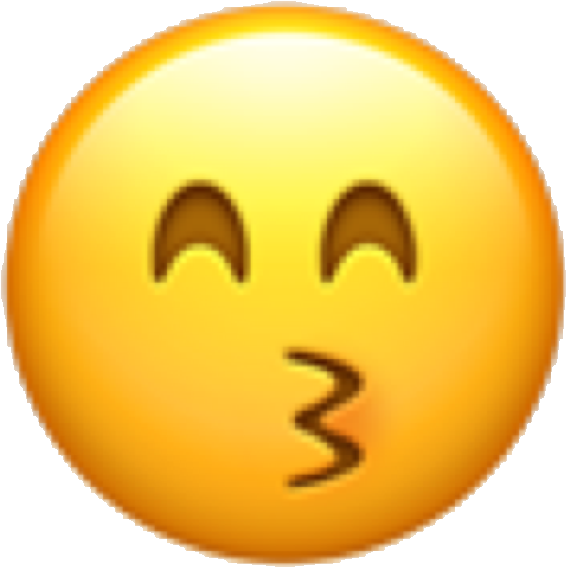 Emoji Emojicon Emote Face Emojiface Kiss Kissie Kissy - Emoji (1024x1024), Png Download