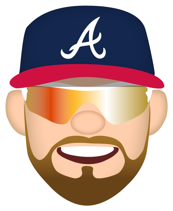 Never Miss A Moment - Atlanta Braves Logo Black (800x800), Png Download