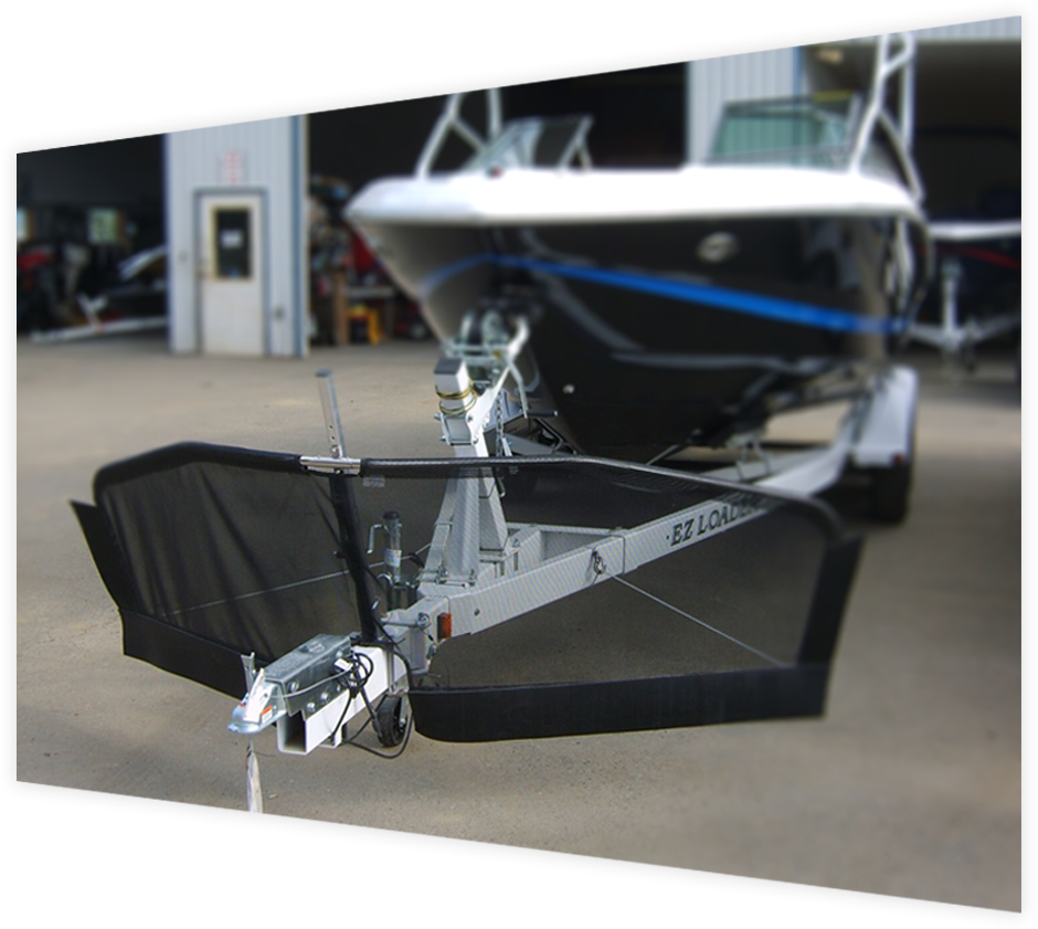 Easy To Use - Stone Guard For Boat Trailer (940x841), Png Download