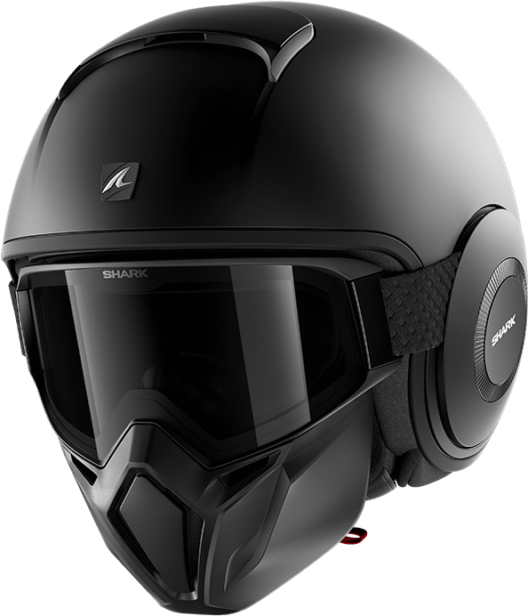 Shark Drak Blank Mat Black Matt S (55/56) (1024x800), Png Download