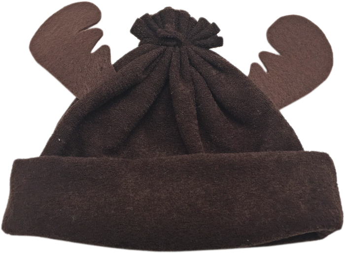 Adjustable Moose Hat - Knit Cap (700x513), Png Download