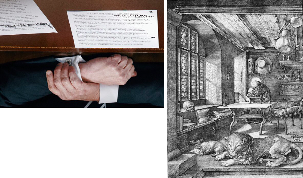 Channel 1 >>> Donald Trump's Handwritten Additions - Saint Jerome In His Study (1000x586), Png Download